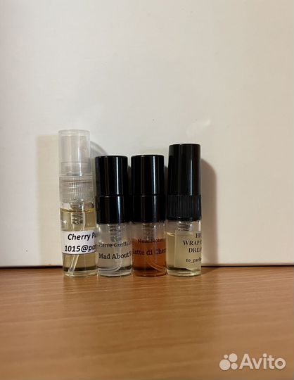 Отливанты парфюма с вишней
