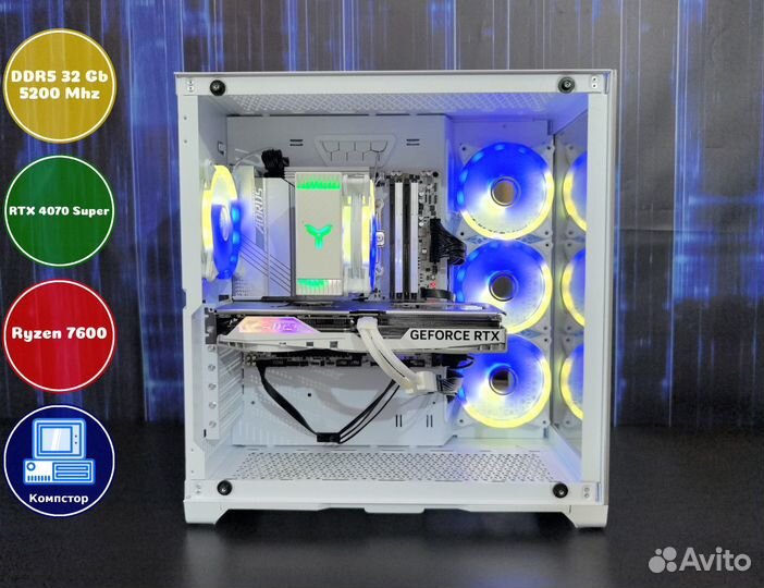 Сборки пк AMD7600-RTX4070SUP-32DDR5-RYC0256481-A620