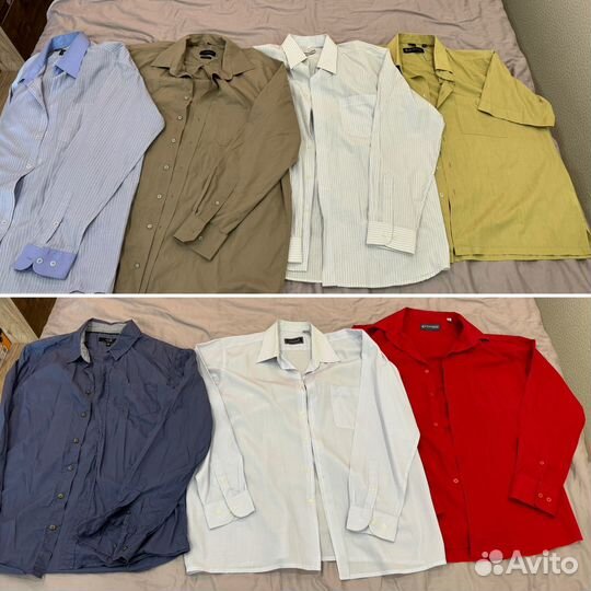 Рубашки пакетом + мужская одежда