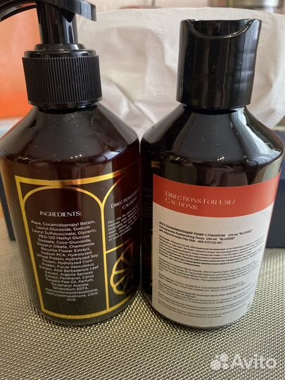 Гель для умывания и тоник для лица с гранатом