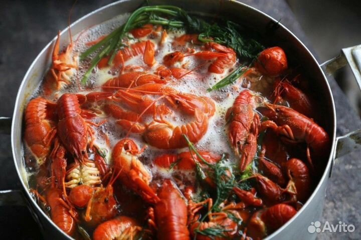 Живые и вареные раки