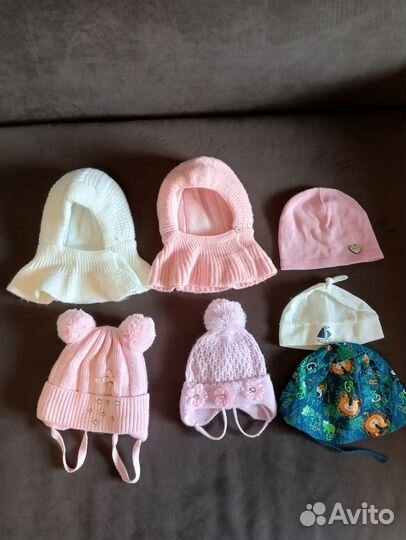 Шапка для девочки зимняя, деми, панама