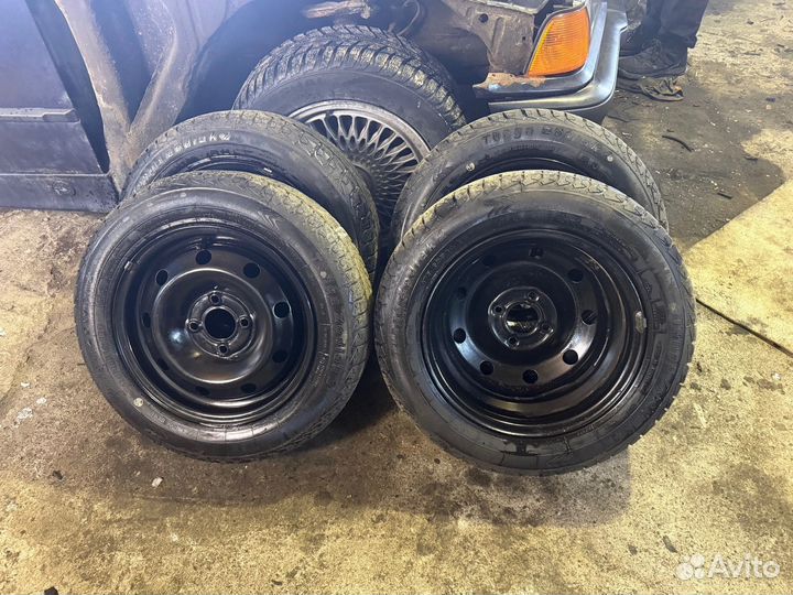 Новые штамповки с новой резиной r14 4 100