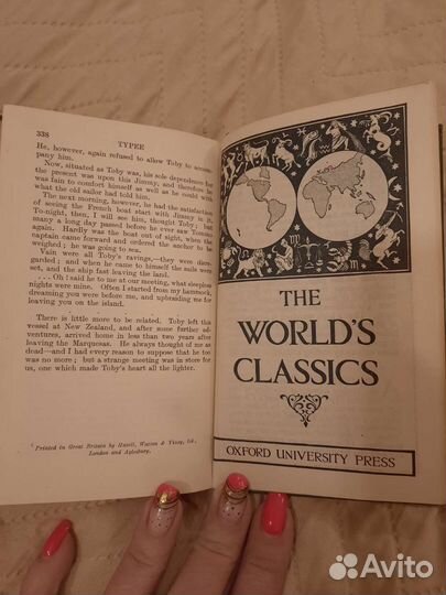 Typee/H.Melville старинная книга