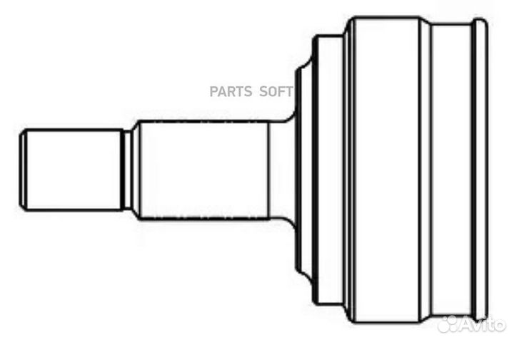 GSP 827016 шрус наружный к-т KIA RIO Estate (DC)