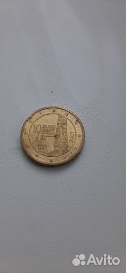 Монета Австрия 10 евроцентов