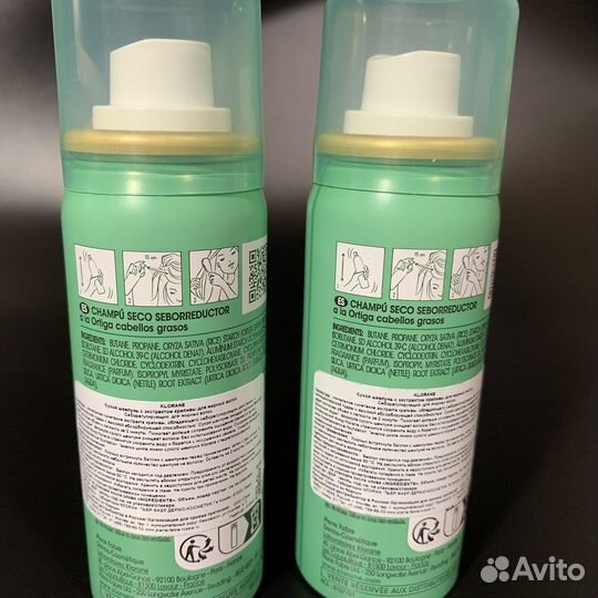 Klorane сухой шампунь