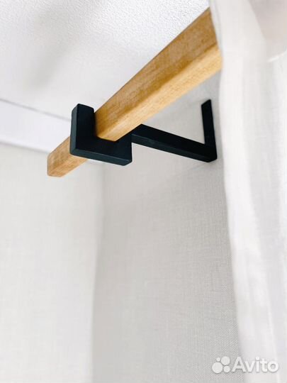 Кронштейн держатель для гардины loft