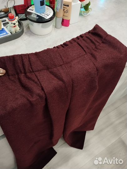 Брюки палаццо шерсть 44-46