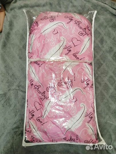 Конверт на выписку зимний для девочки