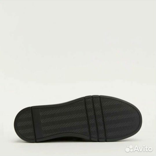 Мужские кожаные кеды