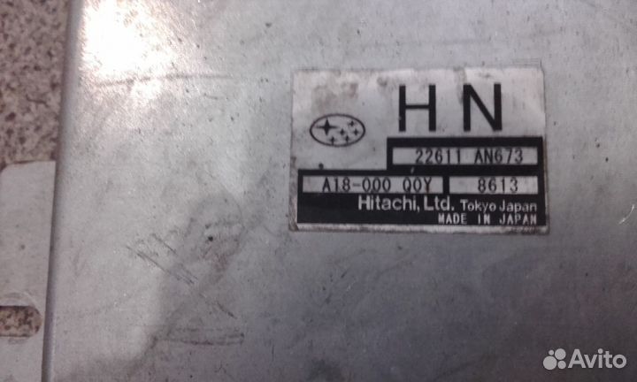 Блок управления (эбу) Subaru Impreza (G12) 2007