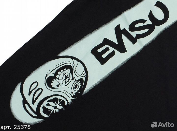 Футболка evisu Чёрная