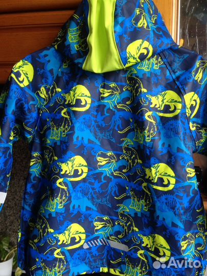 Куртка ветровка прорезиненая р 110