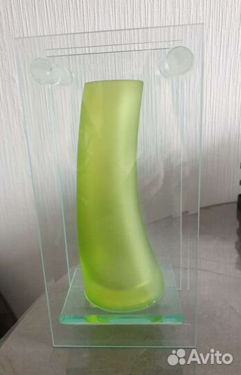 Ваза для цветов цветное стекло, новое