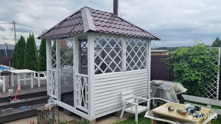 Мягкие окна для беседок террас