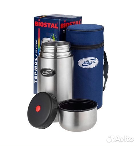 Термос Biostal 1,2 л широкое горло nт-1200