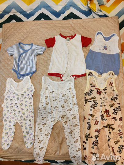 Пакет вещей на мальчика от 0 до 1 года