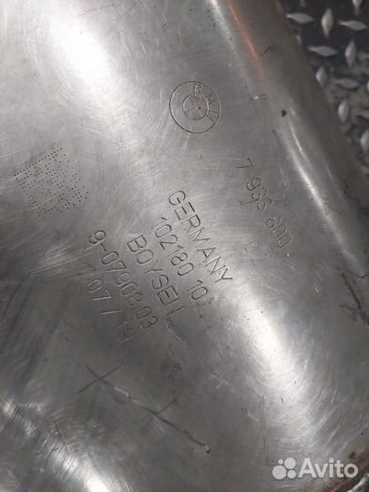 Глушитель BMW 3 G20, G21 2018, 2019