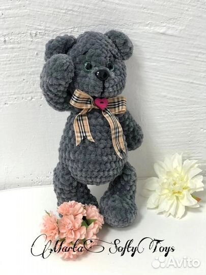 Мишка-джентльмен из плюша