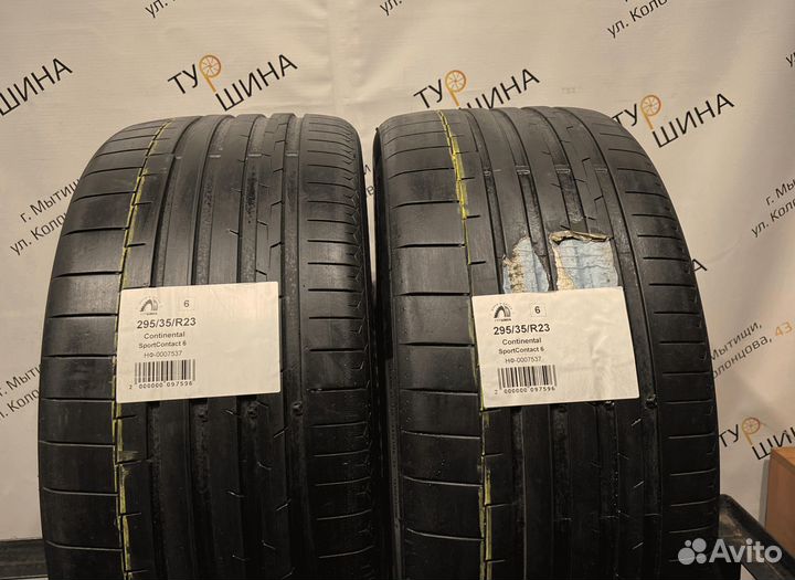 Continental SportContact 6 295/35 R23 94Y