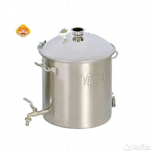 Перегонный куб Wein Reform + 1,5 дюйма, 20 л