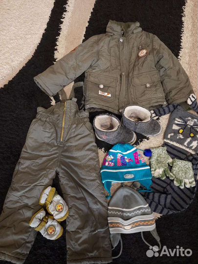 Вещи пакетом на мальчика, р-р 86