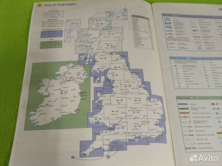 Британский атлас дорог Великобритании, Ирландии
