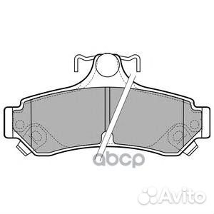 Колодки тормозные дисковые зад LP2700 Delphi