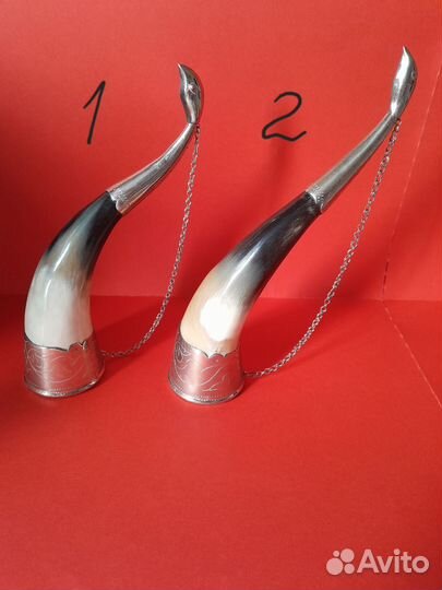 Рог изобилия СССР(кость,мельхиор)винтаж