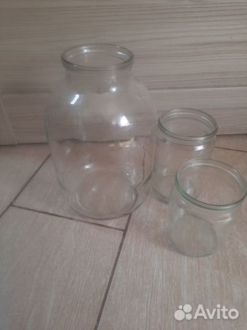 Банки стеклянные все объемы, 3л,1,5, 2, 0,5, 0,7