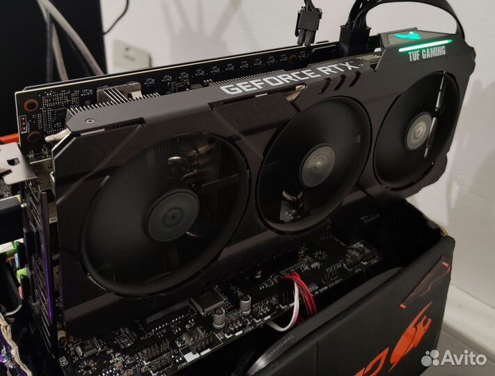 Игровая видеокарта RTX 3060 TI asus tuf gaming