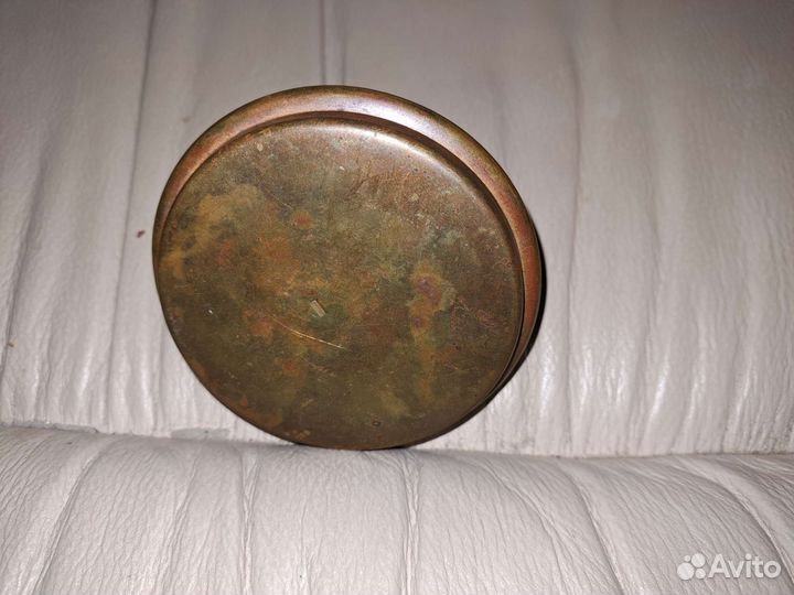 Антиквариат. Кэнзан - держатель для цветов. Медь