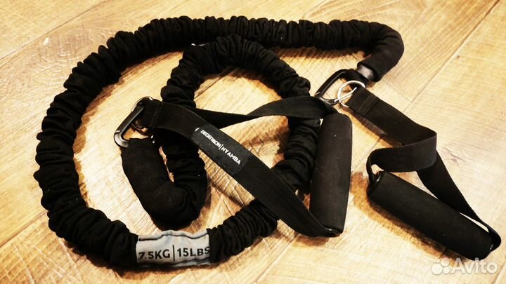 Лента-эспандер для фитнеса. Перчатки боксерские