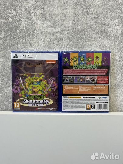 Черепашки Ниндзя Shredder’s Revenge PS5 Новый