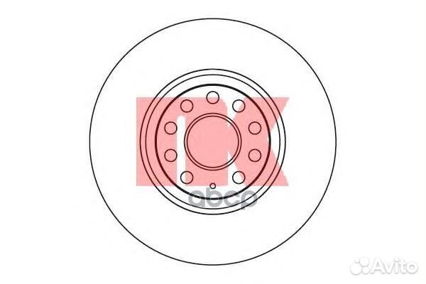 3147115 диск тормозной передний VW Passat 1.6