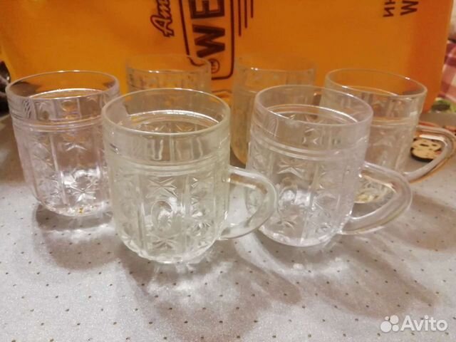 Кружки хрустальные