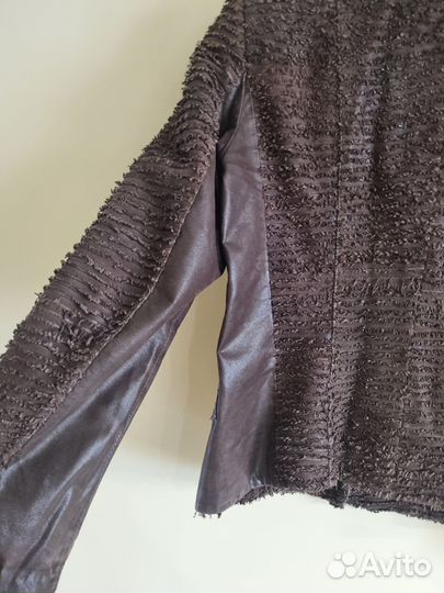 Куртка кожаная женская 46 натуральная