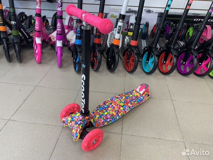 Самокат трехколесный детский