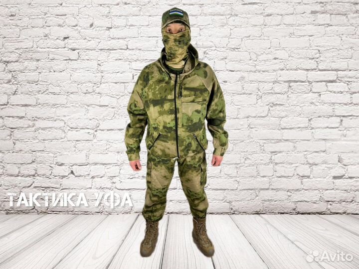 Летний маскировочный костюм (Маскхалат) цвет Мох