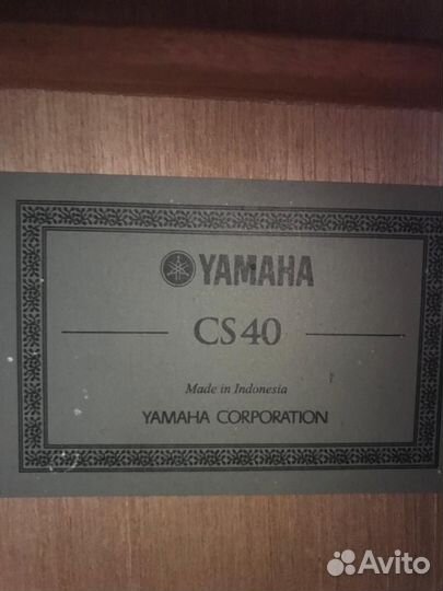 Гитара Yamaha CS40 (размер 3/4)