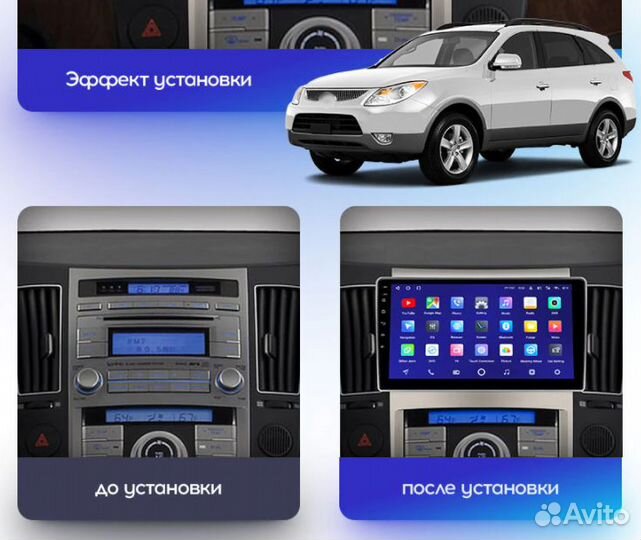 Магнитола Hyundai ix55 Teyes