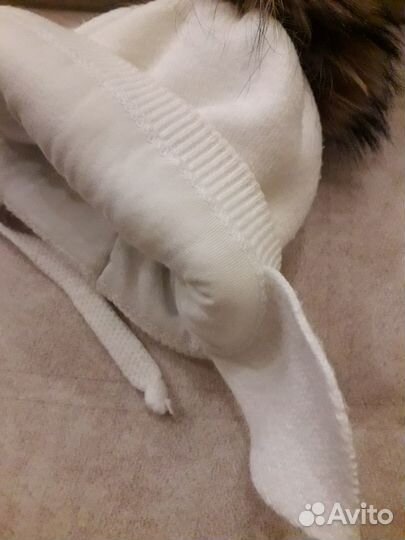 Шапка зимняя для девочки 50-53