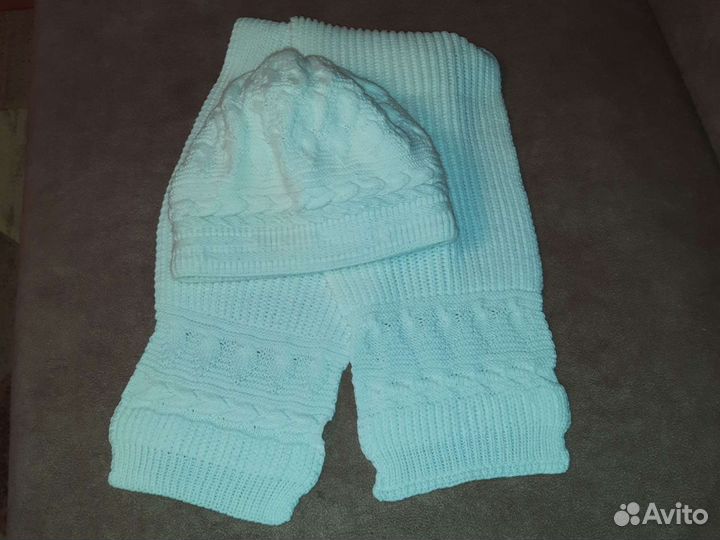 Комплект шапка и шарф женский