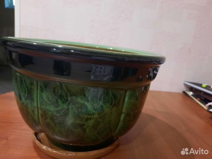 Керамические горшки для цветов бу