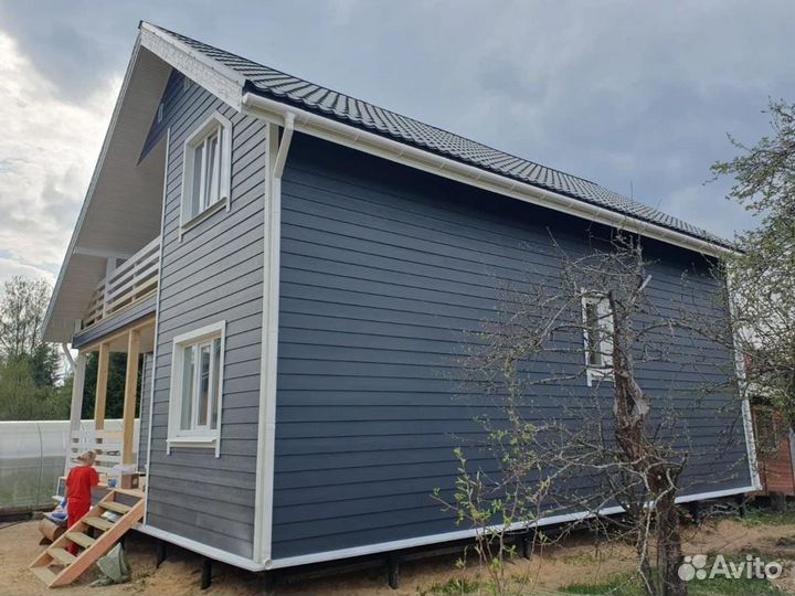 Каркасный дом под ключ 9х10