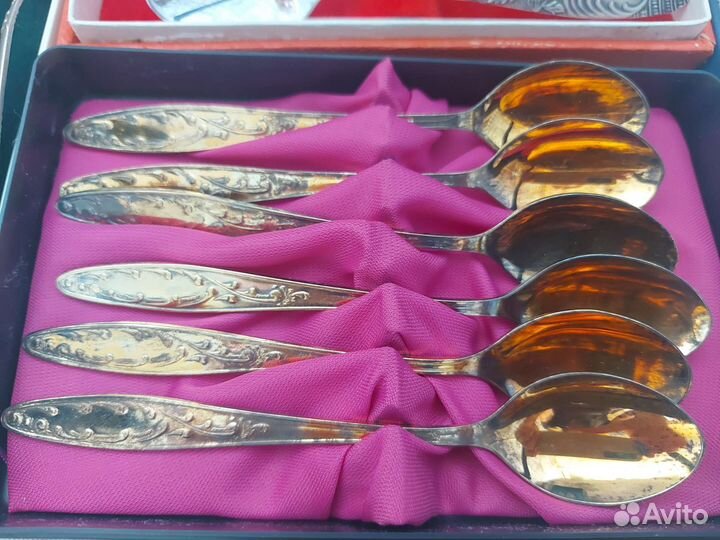 Чайные и кофейные ложки мельхиор СССР