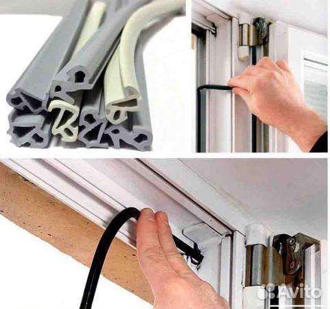 Уплотнитель на пластиковые окна и двери