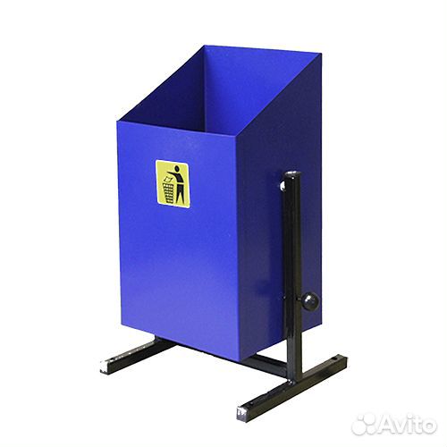 Уличные урны, круглые с козырьком, с пепельницей