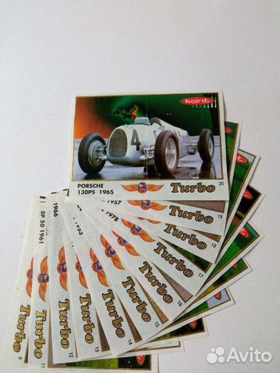 Редкие вкладыши Turbo Classik Турбо Классик